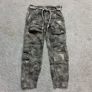 Men's MNMI Digital DESERT Camouflage CARGO Multi-Pocket TACTICAL Jump PANTS  S